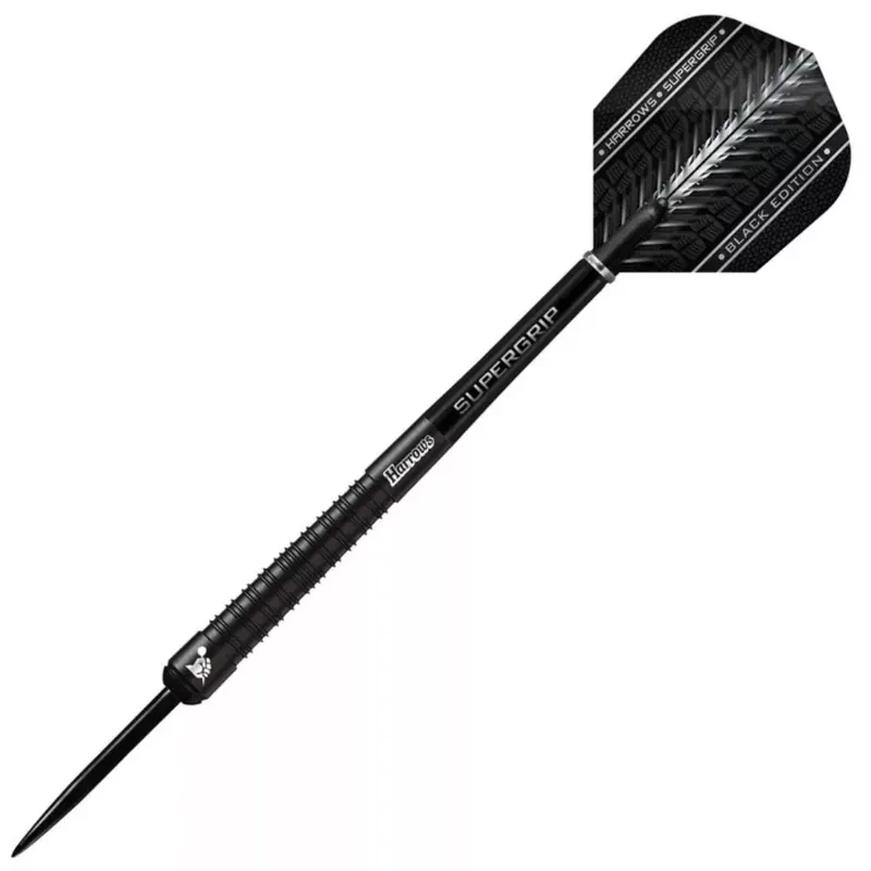 Šipky steel Harrows Supergrip Black Edition 21g, 90% wolfram Autentický