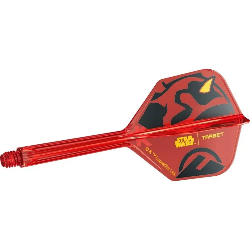 STAR WARS TARGET DARTH MAUL K-Flex integrované letky No6 a dlouhé násadky Vrácení Zdarma