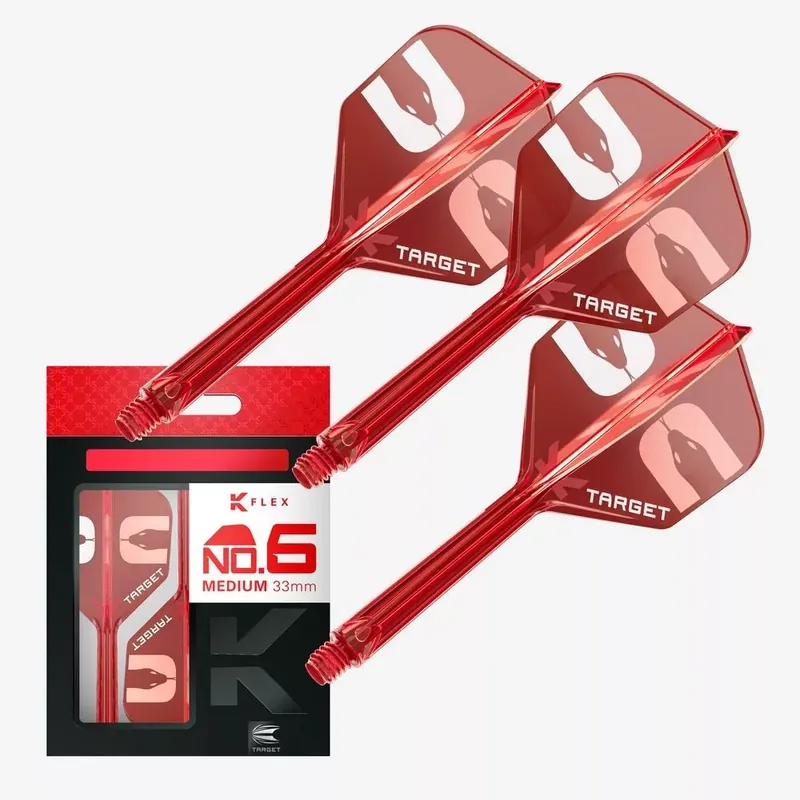 Target K-Flex Nathan Aspinall "ASP" integrované letky No6 a dlouhé násadky Víkendová Akce