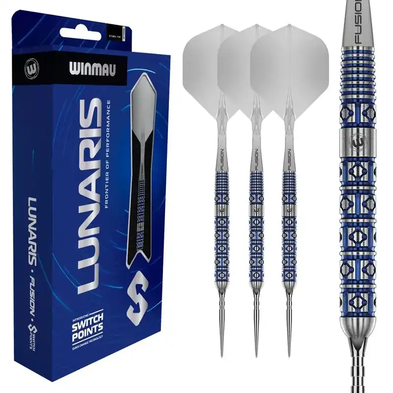 Nízká Cena Šipky steel Winmau Lunaris Parallel 23g SP 90% wolfram