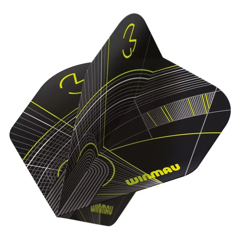 Letky na šipky Winmau Prism Delta MvG černo-zelené 800 Časově Omezené
