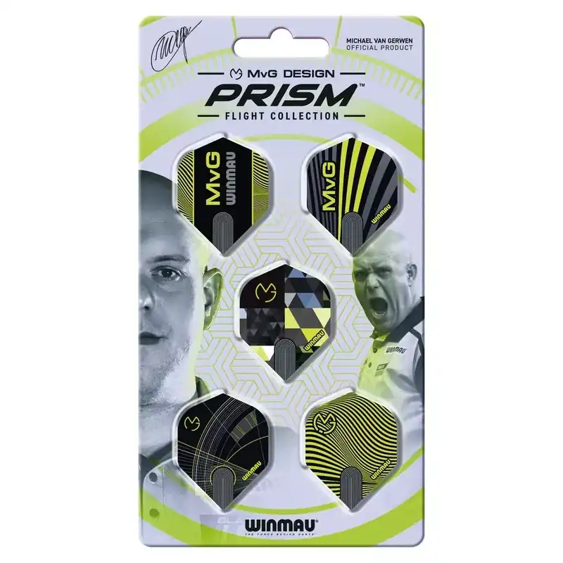 Letky na šipky Winmau Prism Delta MvG sada (5x3ks) Cenová Bomba