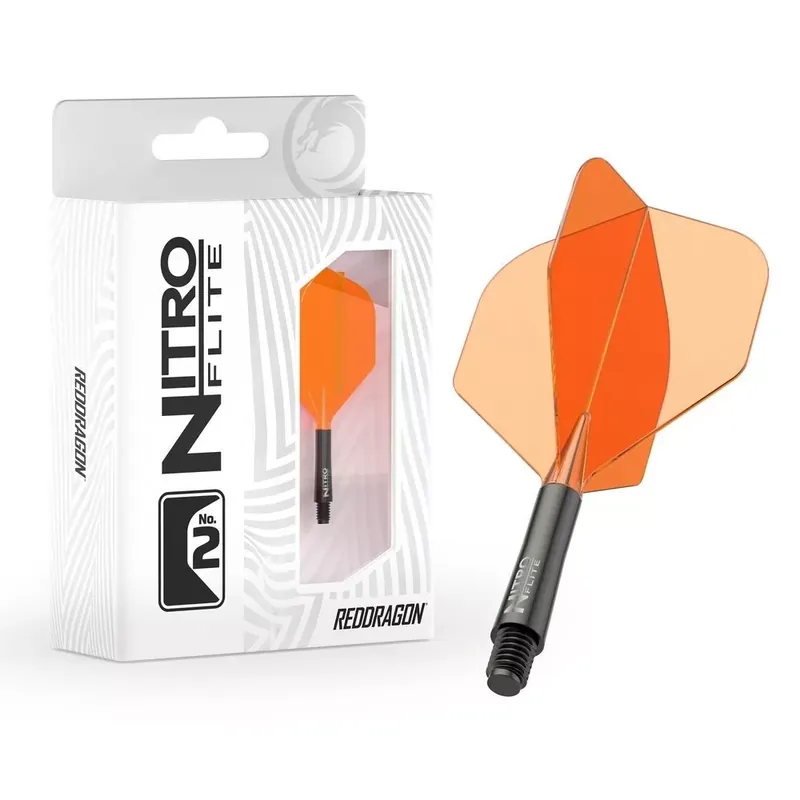 Red Dragon Nitro Flite černo-oranžové integrované letky a dlouhé násadky Koupit Online
