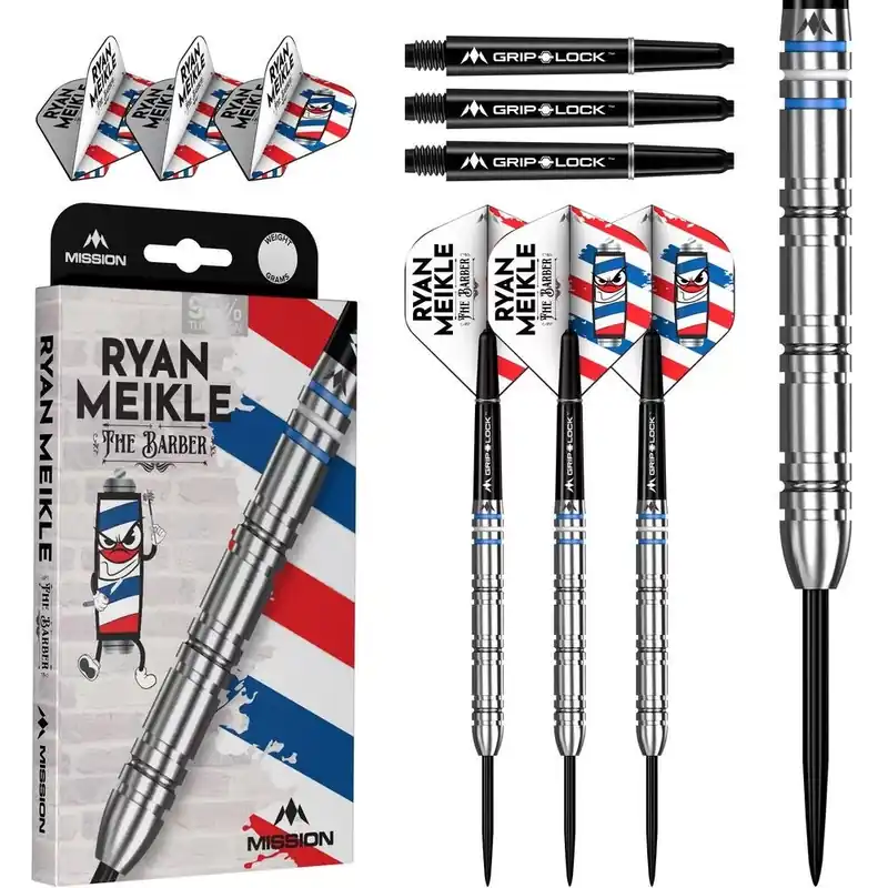 Šipky steel Mission Ryan Meikle 23g 90% wolfram Nejlepší Volba