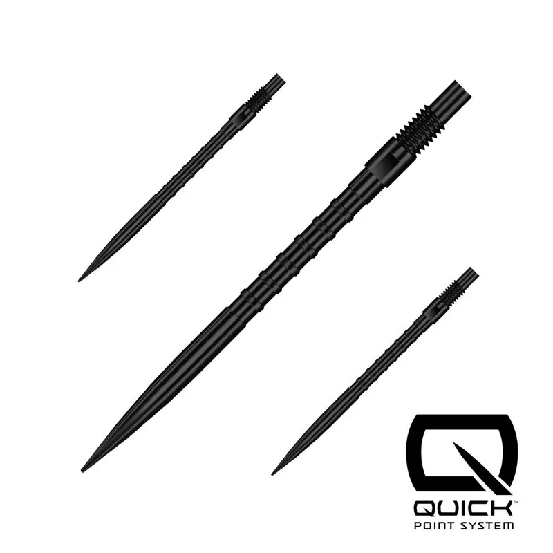 Hroty na šipky Harrows Quick Point HM Grip černé 35mm 3ks Akční Cena