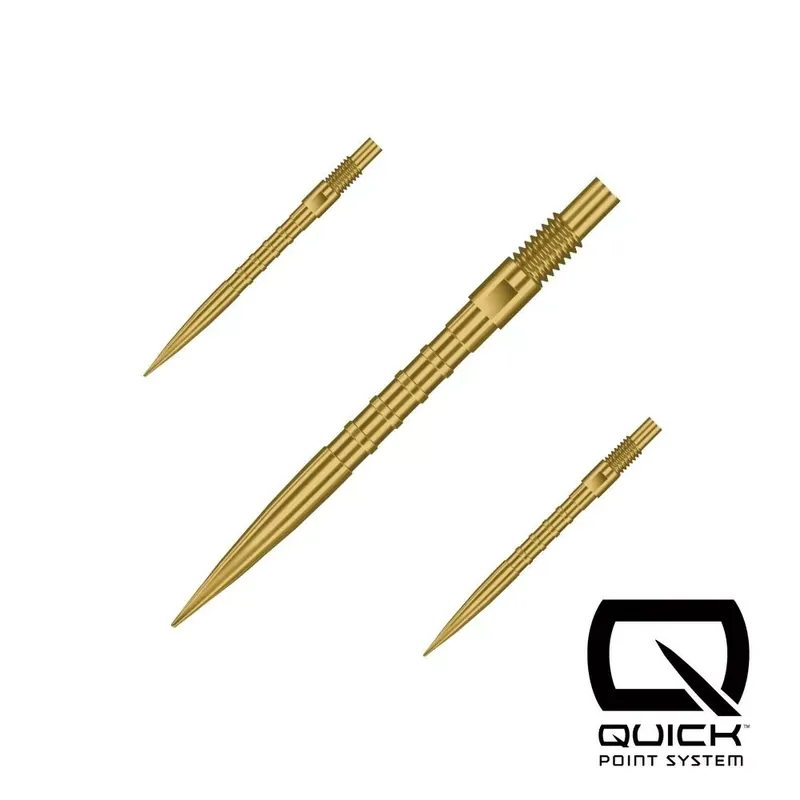 Nízká Cena Hroty na šipky Harrows Quick Point HM Grip zlaté 26mm 3ks