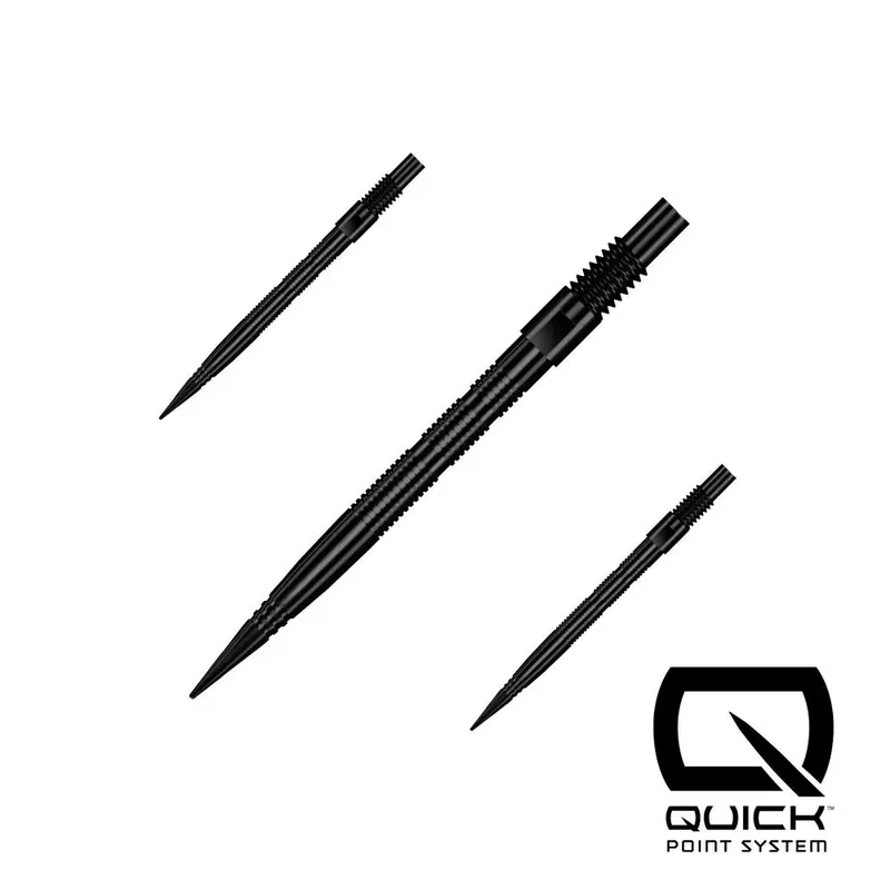 Hroty na šipky Harrows Quick Point Micro Grip černé 26mm 3ks Přímo Od Výrobce