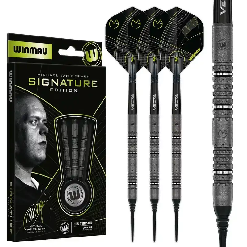 Šipky soft Winmau MvG Signature Edition 20g, 90% wolfram Bezpečná Platba