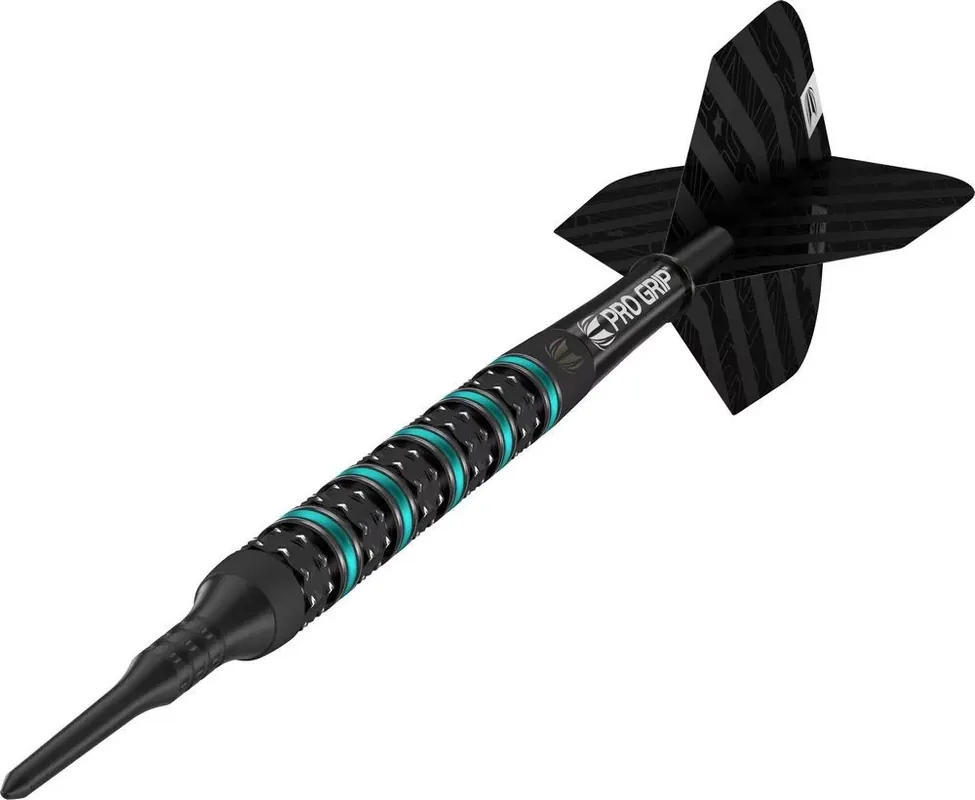 Šipky soft TARGET Rob Cross Black Edition 18g 90% wolfram Must-Have