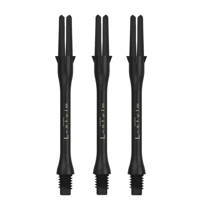 Násadky na šipky L-Style Carbon Slim 370 černé dlouhé+ 53mm Speciální Cena