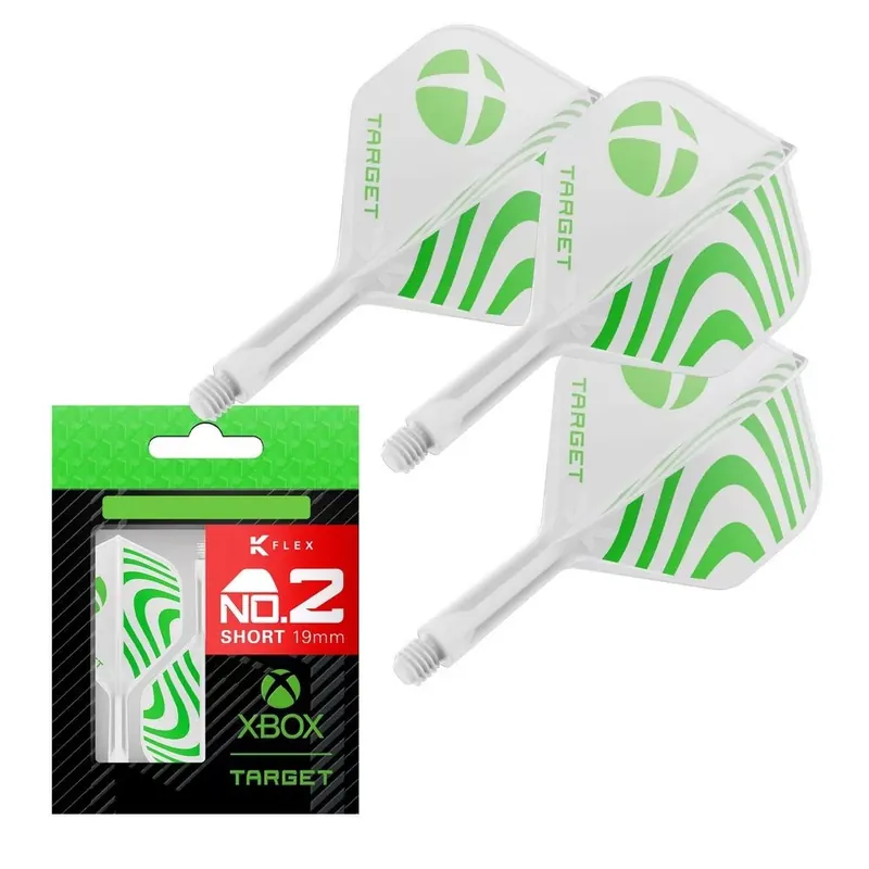 Nová Kolekce Target XBOX K-Flex integrované letky No2 a krátké násadky 19mm