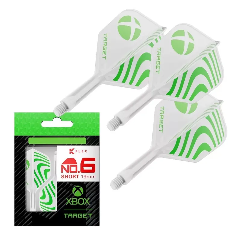 Rychlé Dodání Target XBOX K-Flex integrované letky No6 a krátke násadky 19mm