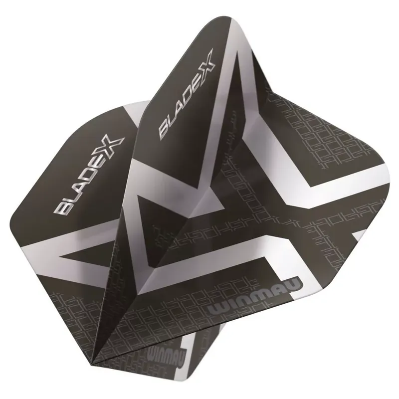 Dokud Zásoby Vydrží Letky na šipky Winmau Blade X černo-stříbrné
