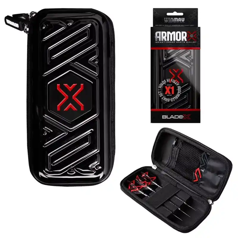 Pouzdro Winmau Blade X Armor G1 černé na 1 set šipek Hit Sezóny