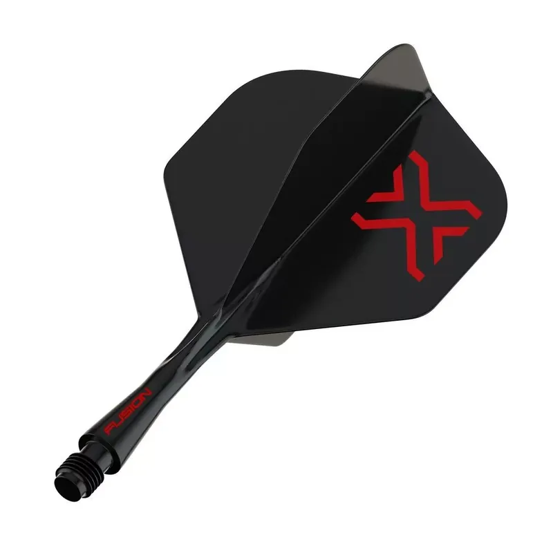 Winmau Fusion Blade X černé integrované letky No2 a krátké násadky Kup Teď