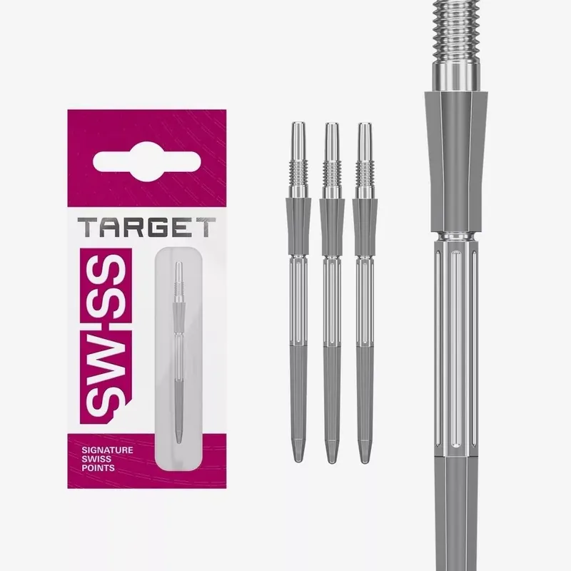 Hroty na šipky TARGET Swiss Point Elysian Archetype 43 stříbrné 35mm Oblíbený