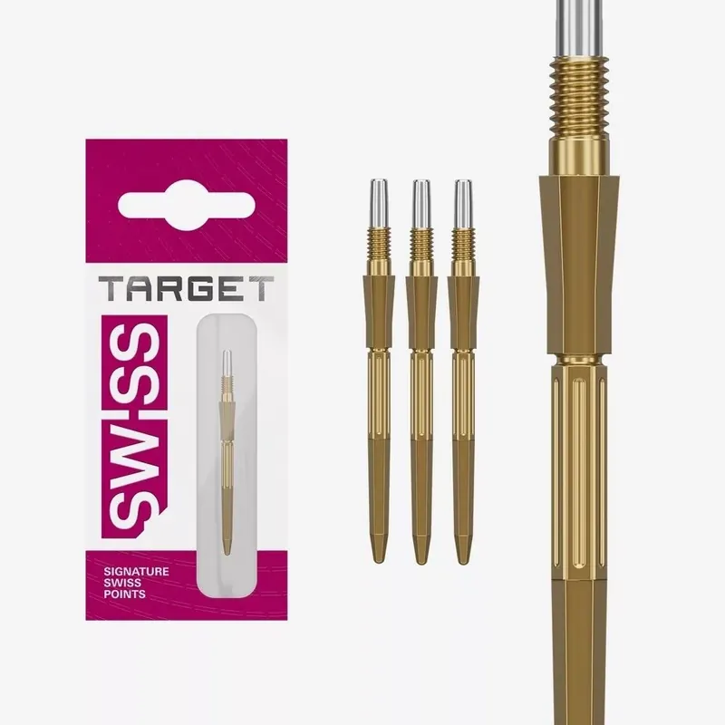 Hroty na šipky TARGET Swiss Point Elysian Archetype 43 zlaté 30mm Akční Nabídka