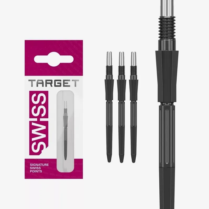 Hroty na šipky TARGET Swiss Point Elysian Archetype 43 černé 30mm Oblíbený