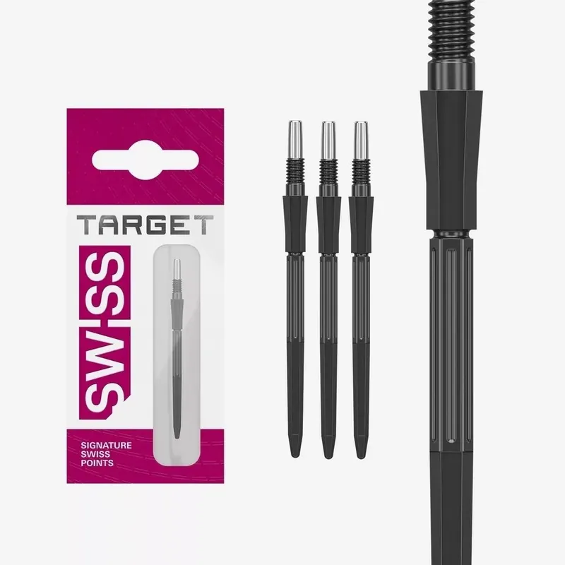 Aktuální Hroty na šipky TARGET Swiss Point Elysian Archetype 43 černé 35mm