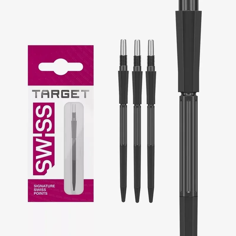 Hroty na šipky TARGET Swiss Point Elysian Archetype 43 černé 42mm Odeslání Ihned