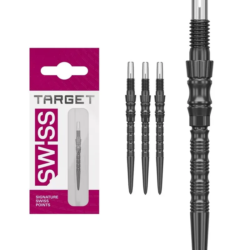 Kup Teď Hroty na šipky TARGET Swiss Point TRB černé 30mm