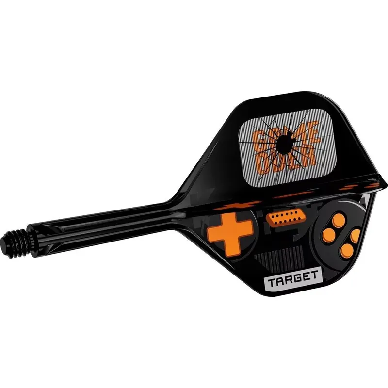 Target K-Flex Game Over integrované No2 letky a střední násadky na šipky Oblíbený