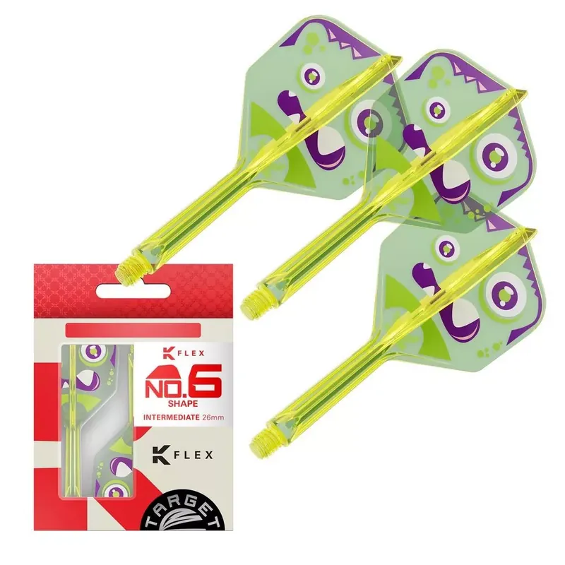 Target Japan K-Flex Motomu Sakai XENO integrované letky No6 a střední násadky na šipky Akční Cena
