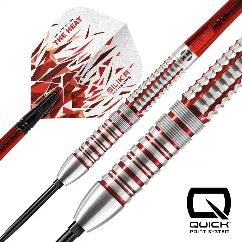 Šipky steel Harrows Damon Heta Series 2 25g QP 90% wolfram Nejprodávanější