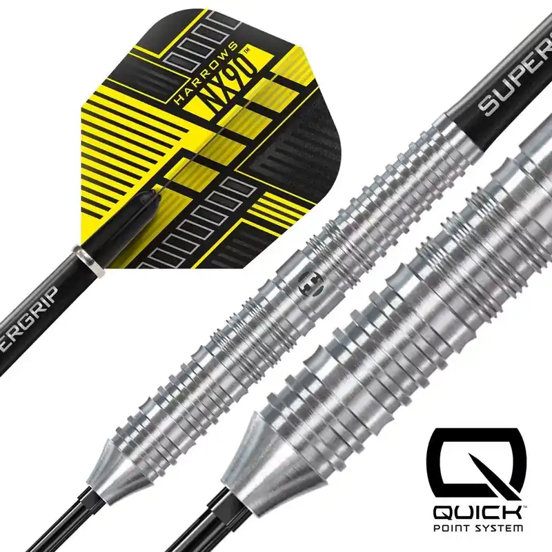 Speciální Cena Šipky steel Harrows NX90 Parallel 24g QP 90% wolfram