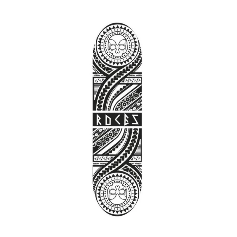 Skateboard Roces Tribal Black Concave Značkový