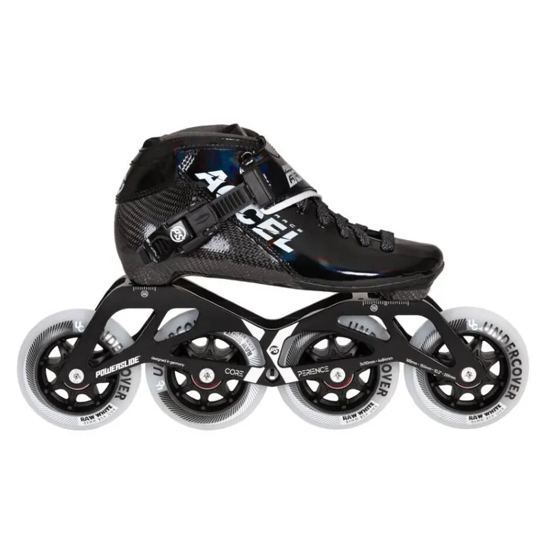 Hit Sezóny Dětské kolečkové brusle Powerslide Accel Race Black Kids