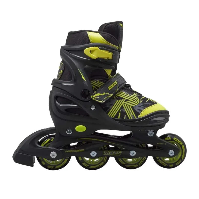 Dětské kolečkové brusle Roces Jokey 3.0 Boy Black-Lime Akční Nabídka