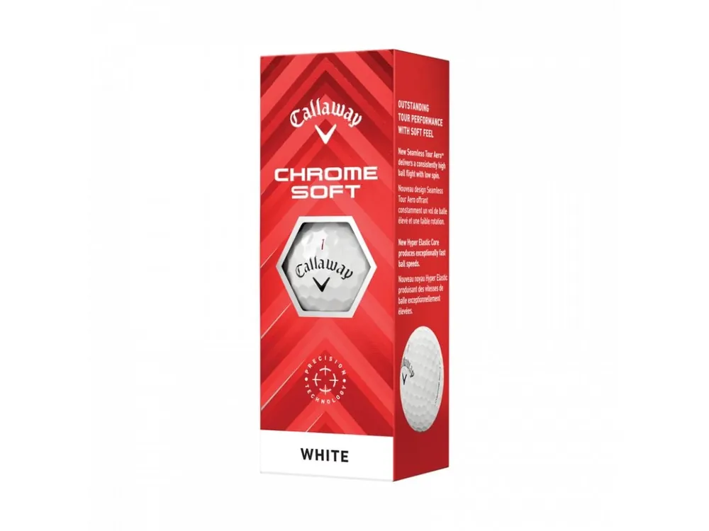 CALLAWAY Chrome Soft 24 golfové míčky (3 ks) Akční Nabídka