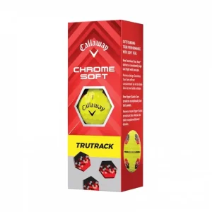 CALLAWAY Chrome Soft 24 Tru Track golfové míčky žluté (3 ks) Bezpečná Platba