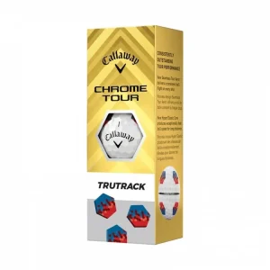 CALLAWAY Chrome Tour Tru Track golfové míčky (3 ks) Rychlé Dodání