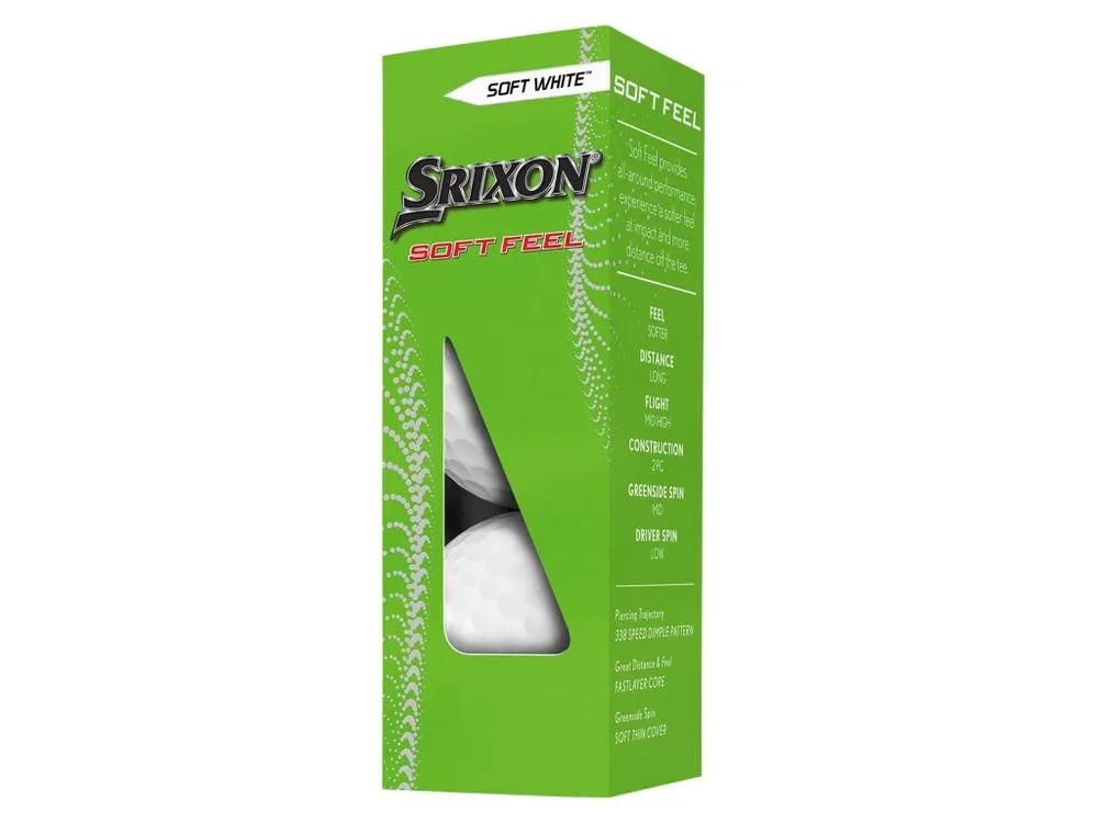 Odeslání Ihned SRIXON Soft Feel 13 golfové míčky (3 ks)