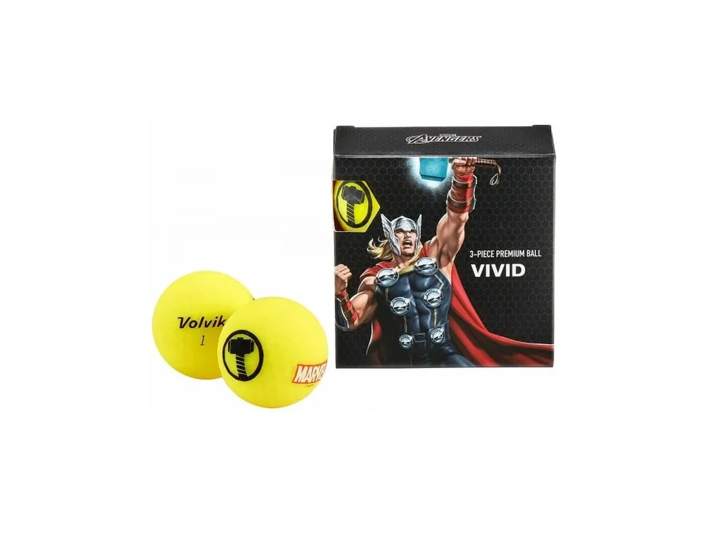 Cenově Výhodný VOLVIK MARVEL malé dárkové balení míčků pro golfistu - Thor
