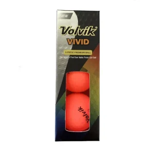 VOLVIK Vivid golfové míčky - růžové (3 ks) Ověřený