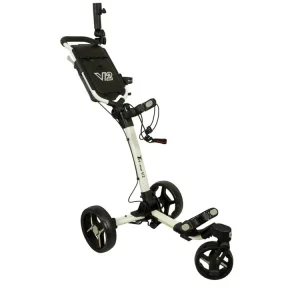 Cenový Hit AXGLO Tri-360 V2 golfový vozík bílo-šedý + Golfová samolepka černá