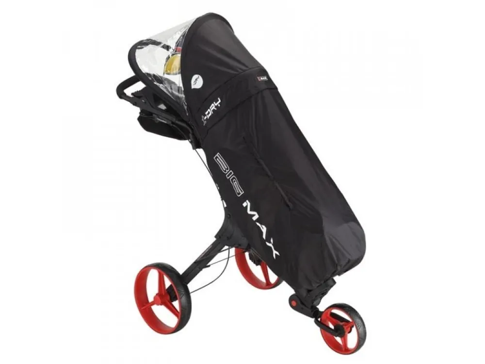Novinka BIG MAX I-Dry Rain System - pláštěnka na bag + Golfová samolepka černá