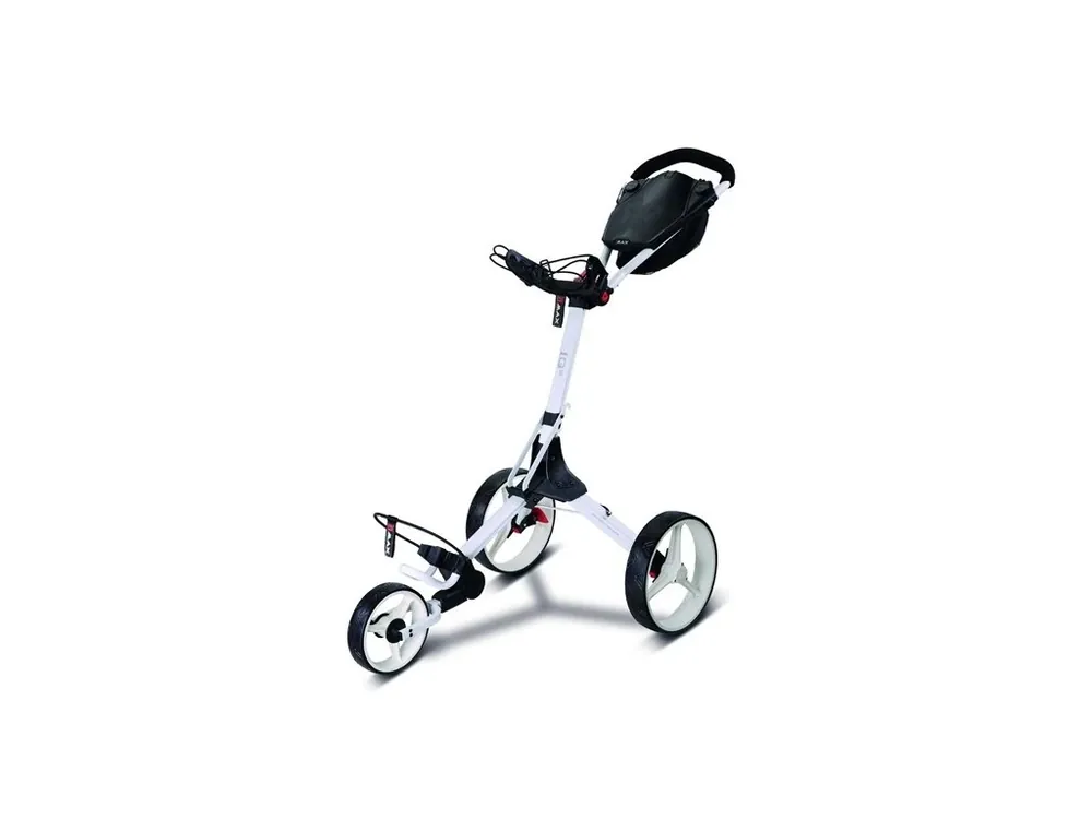 BIG MAX IQ 2 golfový vozík bílý + Golfová samolepka černá Aktuální