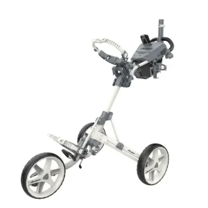 CLICGEAR M4.5 golfový vozík bílý + Golfová samolepka černá Nejprodávanější