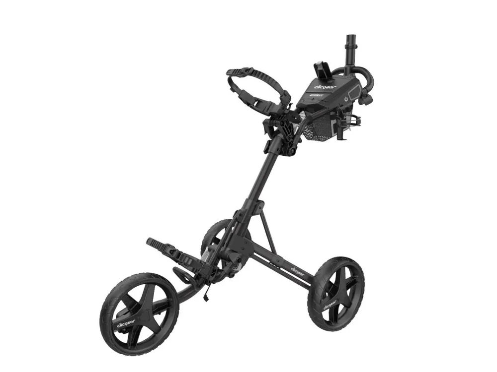 CLICGEAR M4.5 golfový vozík černý + Golfová samolepka černá Nejlepší Cena