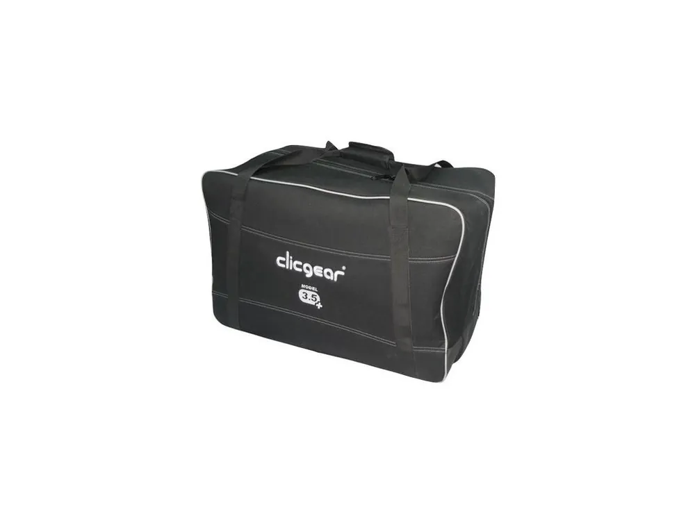 Aktuální CLICGEAR přepravní taška na vozík černá + Golfová samolepka černá