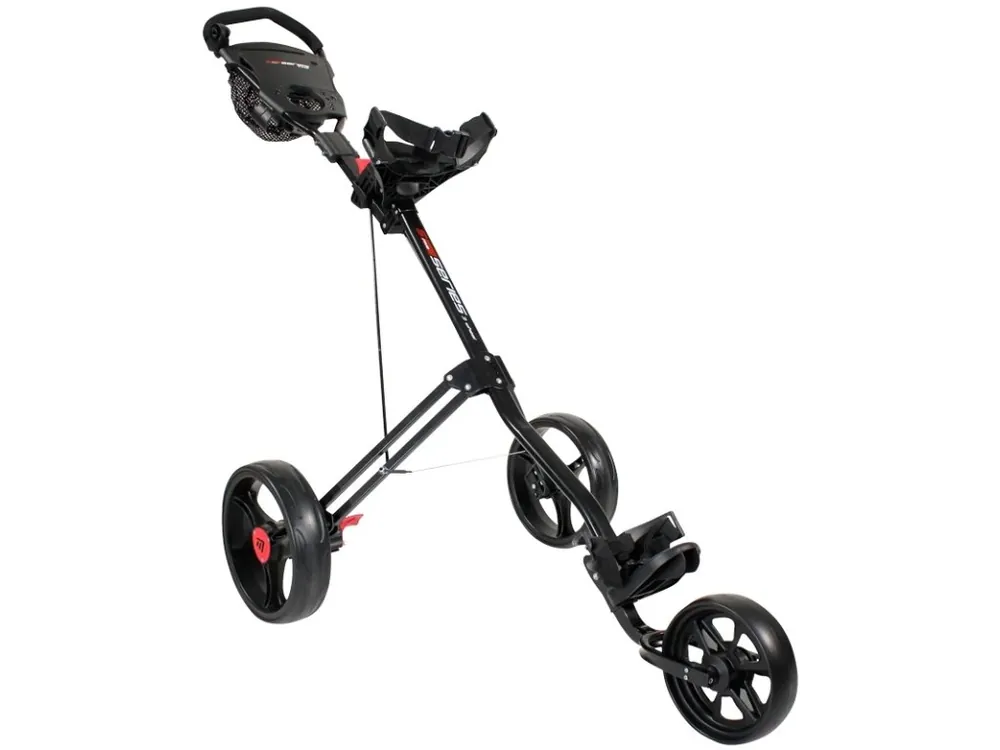 Omezená Nabídka MASTERS 5 Series 3 Wheel golfový vozík černý + Golfová samolepka černá