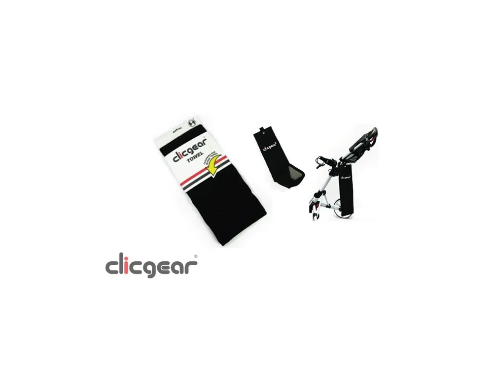 Zlevněný CLICGEAR Tri-fold ručník černý