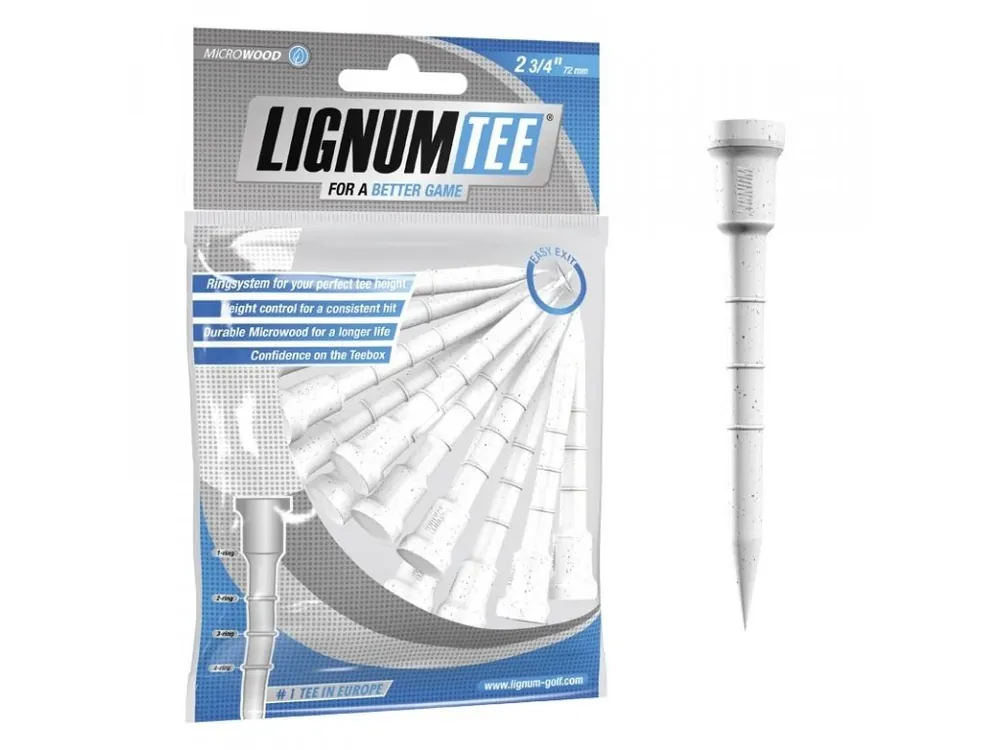Aktuální LIGNUM golfová týčka 72 mm (12 ks) - bílá