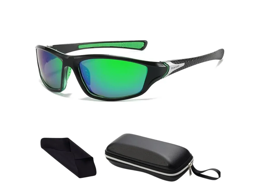 Nakupujte Hned Sportovní brýle Polarized zelené + příslušenství