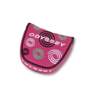 Autentický ODYSSEY Swirl headcover na putter Mallet růžový