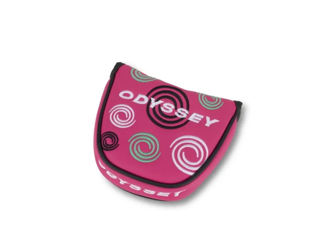 Autentický ODYSSEY Swirl headcover na putter Mallet růžový